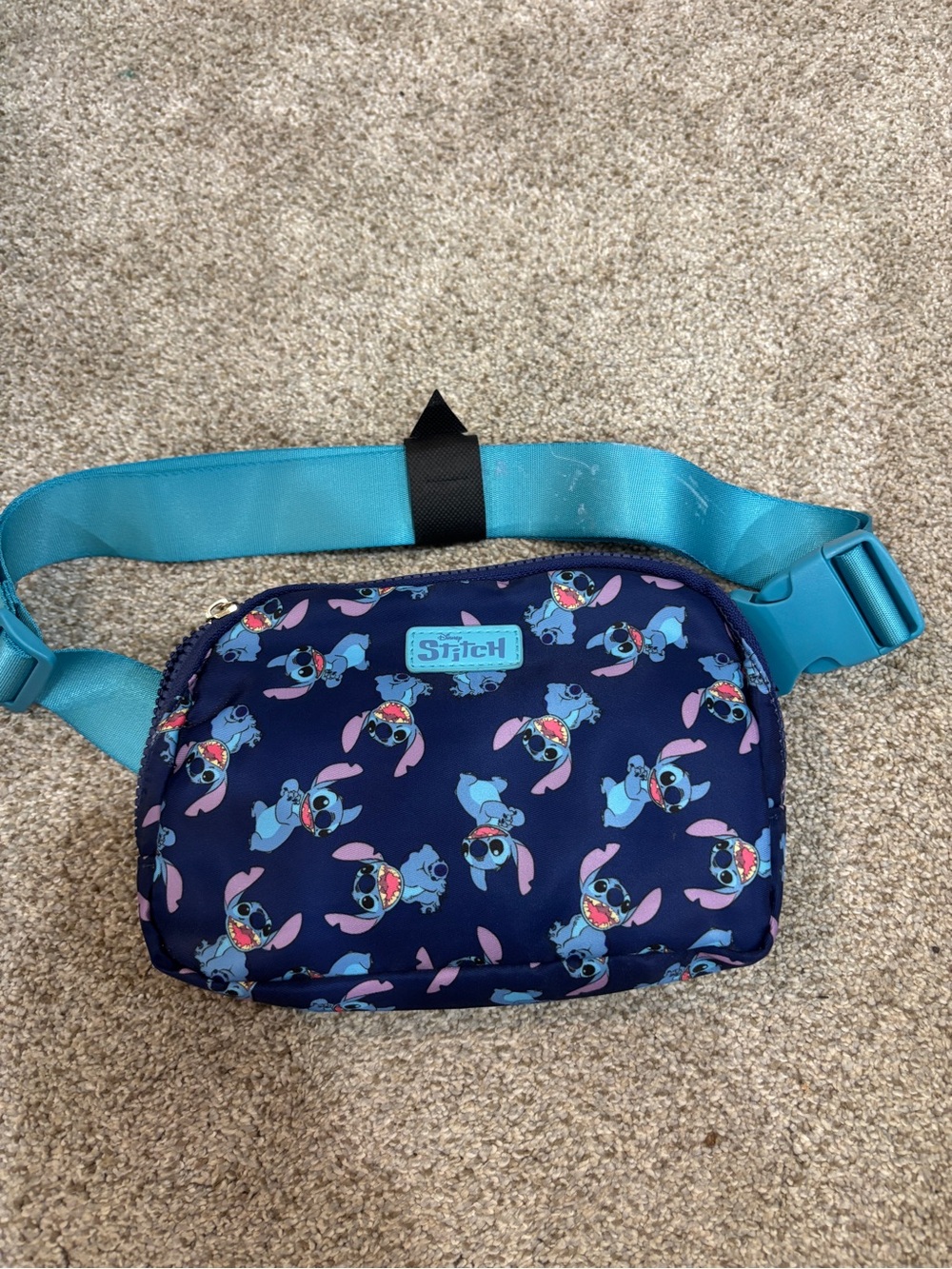 Disney Lilo & Stitch blue all-over print belt bag